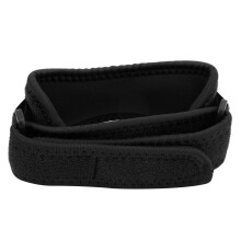 Verstellbarer schwarzer Patella-Sehnen-Knieband für Laufen und Sport