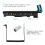 Andoer V Mount V-lock Battery Plate Adapter with 4