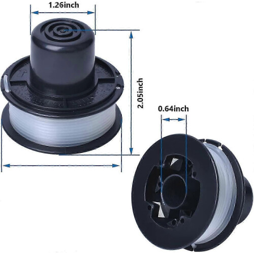 Black+Decker GL250 GL310 GL360 Grass Trimmer Spool & Line Replacement (4-Pack) 1