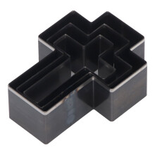 3 Stück Lederlocher mit kreuzförmigem Schnittmuster, Durchmesser 69mm, 61mm, 53mm