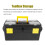 G-559-3 Large Medium Plastic Toolbox Lockable 10