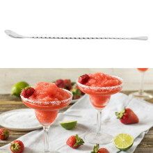 Edelstahllanger Cocktail-Mixer-Löffel - Silber, 29,8 cm