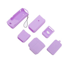 Silicone-Schutzabdeckung für POCKET 3 Violett mit Objektiv- und Bildschirmschutz