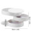 MultiLayer 4-Layer Bianco ABS Rotante 10x10x10 cm 6