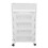 White Storage Organizer Shelf Removable Plastic 8