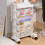 White Storage Organizer Shelf Removable Plastic 13