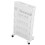 White Storage Organizer Shelf Removable Plastic 12