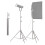 2M/79in Adjustable Metal Tripod Light Stand with 7