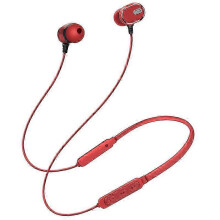 (Red) DM-22 Magnetic Bluetooth Earphone DM-22 Neckband Sport headset with Mic Wireless Handsfree Earphoness 2025