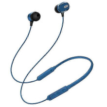 (Blue) DM-22 Magnetic Bluetooth Earphone DM-22 Neckband Sport headset with Mic Wireless Handsfree Earphoness 2025