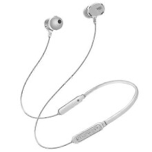 (White) DM-22 Magnetic Bluetooth Earphone DM-22 Neckband Sport headset with Mic Wireless Handsfree Earphoness 2025