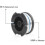 Black Decker Rasentrimmer Fadenspule 6er-Pack Ersatzspule mit 2 Abdeckungen 2