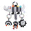Baby Stroller Hanging Toy Black White Wind Chime 1