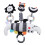 Baby Stroller Hanging Toy Black White Wind Chime 5