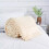 (Cream , Double) Chunky Cord Ribbed Throws Soft Large Fluffy Cosy Sofa Bed Settee Blankets 1