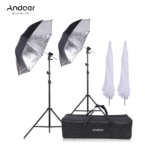 Andoer Off Camera Double Speedlight Flash Shoe 1