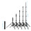 KINGJOY FL2009 Adjustable Metal Tripod Light Stand 8