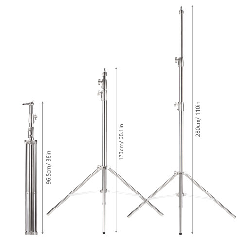 Andoer Heavy Duty Photography Light Stand Tripod 2