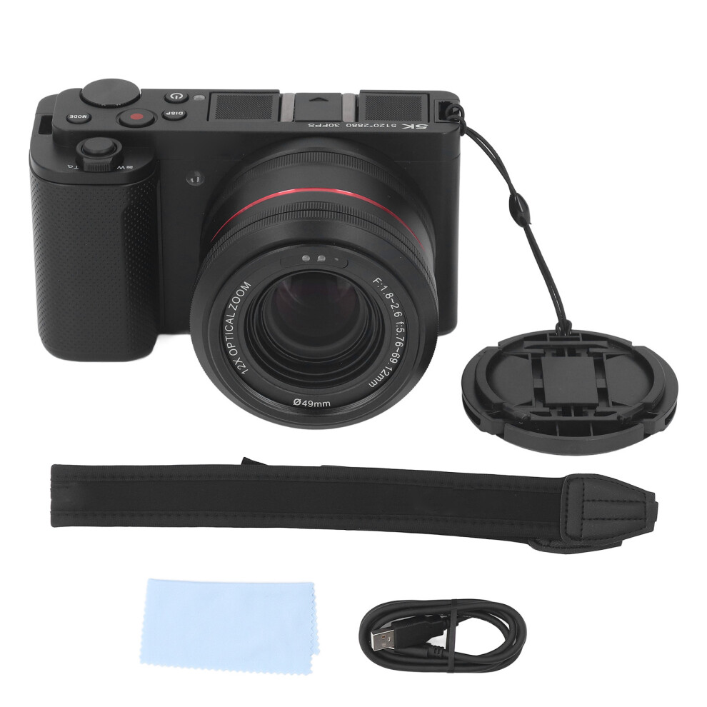 5K Digital Camera 64MP Wireless 12X Optical Zoom-image-OPC-PK7ZHXP-NEW