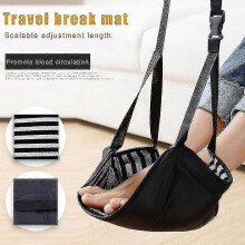 (Thick Stripes) Portable Mini E Office Foot Rest Stand Desk Feet Stripes Hammock Office Feet Zekai