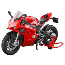 1:9 Scale Panigale V4S Alloy Die-Cast Racing Motorcycle Model Red, Detailed Design, Collectible Display Item
