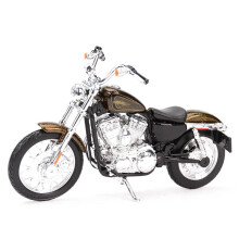 1:18 Scale 2013 XL 1200V Seventy-Two Die-Cast Model Motorcycle Collectible Gold Finish