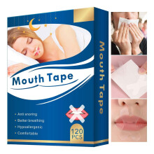 Anti-Snoring Mouth Band for Nasal Breathing, Gentle Sleep Strips, 120 Tablets, Comfortable Design for Better Sleep