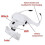 SANLIN BEANS Reading Magnifying Glass - 5 Lenses - Adjustable Headset - LED - Needlework 4