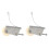 2Set Cabinet Sliding Door Window Roller Pulley 9