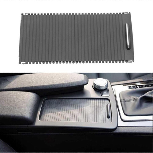 Bil Center Console Kåpa Slider Blind Cup Hållare Panel för Benz C Class W204 S204 E Class W212 1