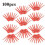 Pack of 100 Plastic Blades for Bosch Einhell Grass Trimmers Red 4