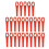 Pack of 100 Plastic Blades for Bosch Einhell Grass Trimmers Red 3