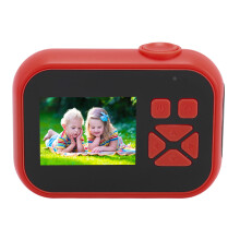 24MP Wasserdichte Digitalkamera mit 2,0" Bildschirm, 4-fach Zoom, Rot