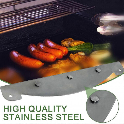 1/2Pcs Thermal Deflector Enhanced Temperature Control Heat Diffuser Plate Heavy-Duty Heat Deflector for Pit Boss 1