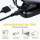 B-CWU 14 LED Flexible Clip-on USB Rechargeable Eye-Caring Reading Light 4