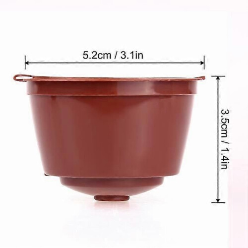 Lot de 10 capsules de café rechargeables et réutilisables pour système Nescafé Dolce Gusto 2