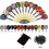 Lot de 12 fléchettes à pointe souple pour cible électronique - OLY MAGIC - Drapeau national - Noir 2