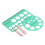 Flange Measurement Tool Sizing Nipple Rulers Set 2