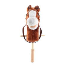 Horse Stick Toy Plush Soft Cartoon Look Sound