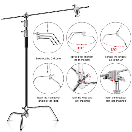 Professional Photography Light Stand Aluminum 2