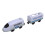Electric Toy Train Blue White Cute ABS Interactive 10