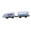 Electric Toy Train Blue White Cute ABS Interactive 14