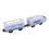 Electric Toy Train Blue White Cute ABS Interactive 6