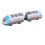 2pcs High Speed Locomotive Toys Battery Operated 9