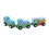 3pcs Wooden Train Set Amusement Park Train 5