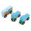 3pcs Wooden Train Set Amusement Park Train 1