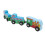 3pcs Wooden Train Set Amusement Park Train 6