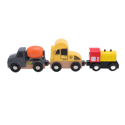 Wooden Train Toy Improve Hand Eye Coordination 2