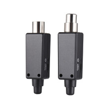 Kabelloses XLR-Mikrofon-System 12V/48V, 30 m Reichweite, Wiederaufladbar