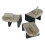 3PCS Sliding Window Locks Aluminum Alloy Safety 8
